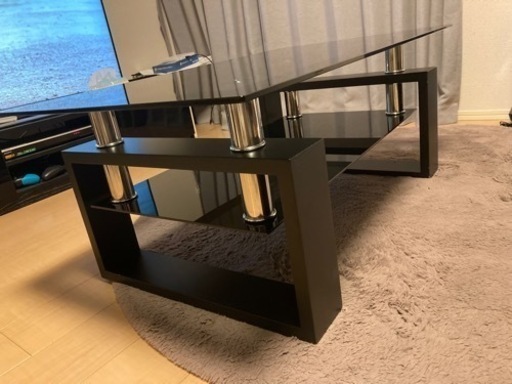 テーブル　黒