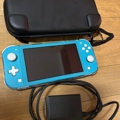 Nintendo switch lite本体(初期化済み/クリアケース付)