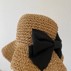 子供用の麦わら？帽子　52cm