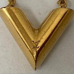 国内正規品　ルイヴィトン　ネックレス　v ゴールド