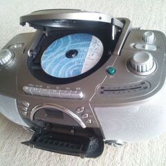 ラジカセ CDラジオ カセットテープ CD 再生 AM/FMラジオ受信機能 (ワイドFM対応) 録音可能 電池 家電 オーディオ  カラオケもできる速度調整機能付きCDラジカセ(マイク2本付き) T-CDK-705の画像