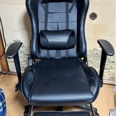 ゲーミングチェア スピーカー付き GTRacing 直接引取限定の画像