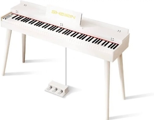 電子ピアノ 88鍵盤 ハンマーアクション おすすめ スタンド ペダル付き 白