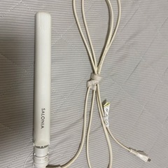 SALONIA ダブルイオンストレートアイロン ホワイト 24m...