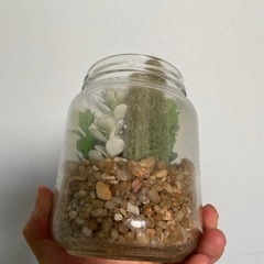 多肉植物（造花）インテリアの画像