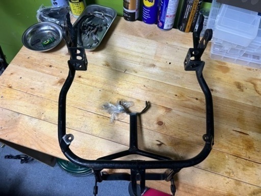 GSX750Sカタナ GS75X フロントステー アッパーカウルステー ヘッドライトステー