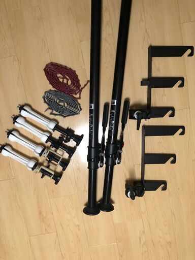 マンフロット Manfrotto　オートポール黒 210cm-370cm