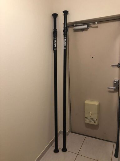 マンフロット Manfrotto　オートポール黒 210cm-370cm