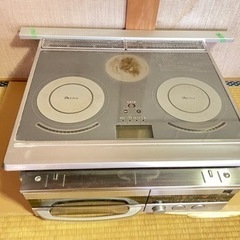 IHクッキングヒーター TBH-43AW ビルトイン デカ三洋工業