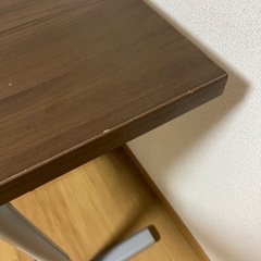 ニトリ　L字デスクの画像