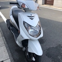 原付2種　シグナスx 台湾5期　パールホワイト