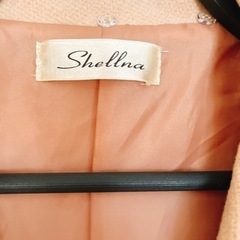 新宿 shellna シェルナ ピーコート ベージュ Lサイズ  金メッキの画像