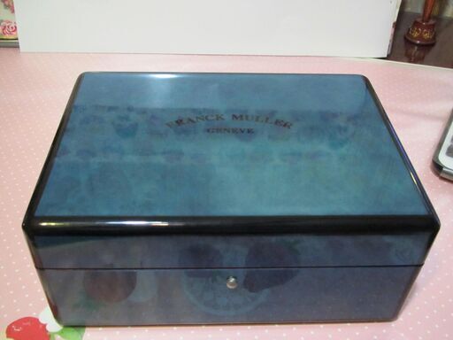 【超稀少時計ＢＯＸ】フランクミュラー純正品　マッキントッシュの淡いブルー　素晴らしい逸品