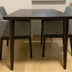 美品　ニトリダイニングチェア2脚セットの画像
