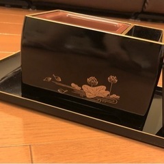 お焼香セット 滑りにくいお盆付き【美品】