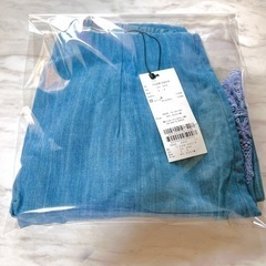 新品タグ付き デイライルノアール 刺繍レース デニムショートパンツ Sの画像