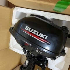【売却済み】2馬力船外機　スズキ　DF2S 極備品　箱、説明書、...