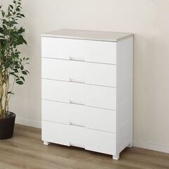 ニトリ　リビングチェスト フィッツプラス75幅5段　衣装ケース 