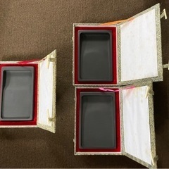 書道用品　22点　硯、墨、朱肉の画像