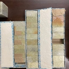 書道用品　篆刻、印鑑用石　複数サイズで60個以上ありますの画像