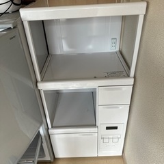 米びつ付き　レンジ台の画像