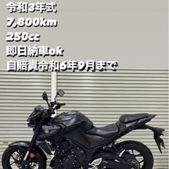 ヤマハ　MT25 250cc  ワンオーナー　自賠責付き　700...