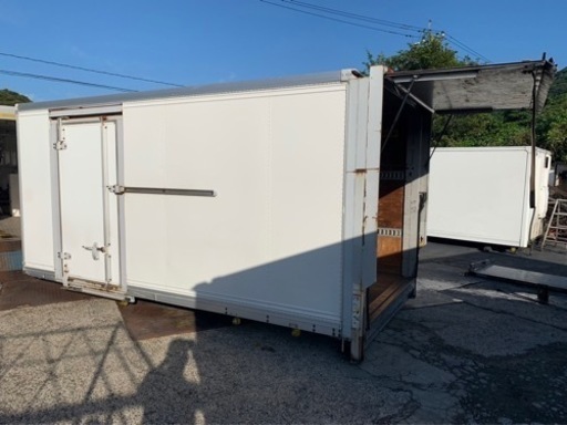 No.809 アルミバン 3ｔ 車  アルミ 箱 バイク 倉庫 トラック コンテナ 米 保管庫 物置 DIY
