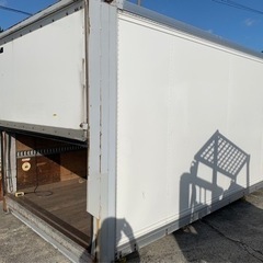 No.809 アルミバン 3ｔ 車  アルミ 箱 バイク 倉庫 トラック コンテナ 米 保管庫 物置 DIYの画像