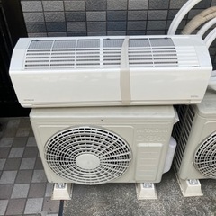 日立 白くまくん 6畳用ルームエアコン RAS-AJ22J(Ｗ) 2台あり HITACHI 日立 ルームエアコン 白くまくん 2.2kw 主に6畳用 RAS