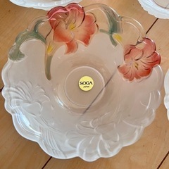 SOGA  JAPAN 　ガラス　サラダボール　ガラス中鉢　5個の画像