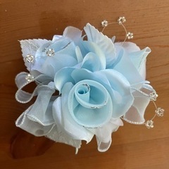 フォーマル　コサージュ　フラワー　美品の画像