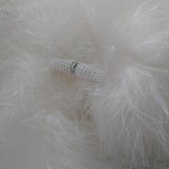 両面ファーショール　振り袖の画像