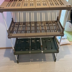 整理棚3個　カインズ製の画像