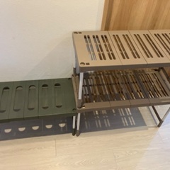 整理棚3個　カインズ製の画像