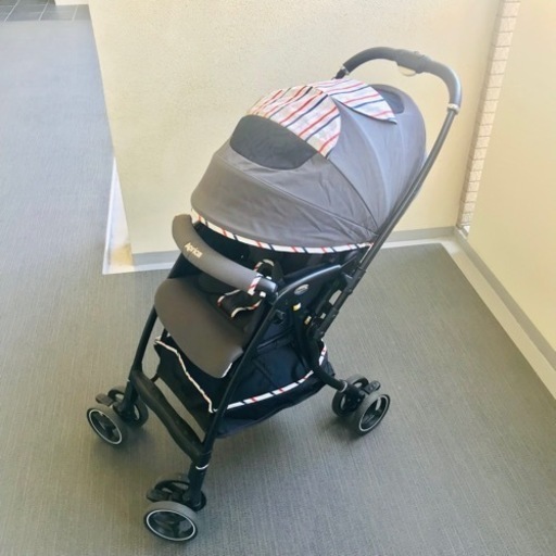 【決まりました】 Aprica ラクーナエアー AC◆軽量◆オート4輪◆1ヵ月～アップリカ