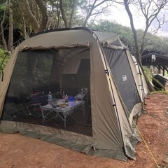 タフスクリーン2ルームハウスMDXスタートパッケージ（オリーブ）直営店