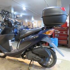 □SUZUKI ADDRESS V50 JBA-CA44A スズキ アドレス V50 ネイビー 50cc 5974km 現状販売 原付 原付チャリ スクーター バイク 札幌発の画像