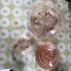 ガラスのお皿セット