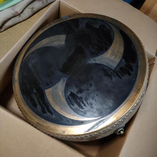 太鼓　本皮　打楽器　天理　年代物