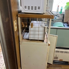 オーブントースター　電子レンジ　暖房器具　ラック２種込みの画像