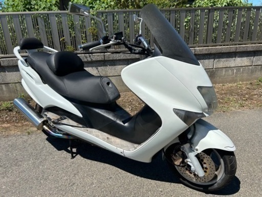 ☆マジェスティ125.低燃費FIモデル☆バッテリー・シート・プラグなどなど新品交換！！色々整備で快調☆125cc原付二種スクーター☆