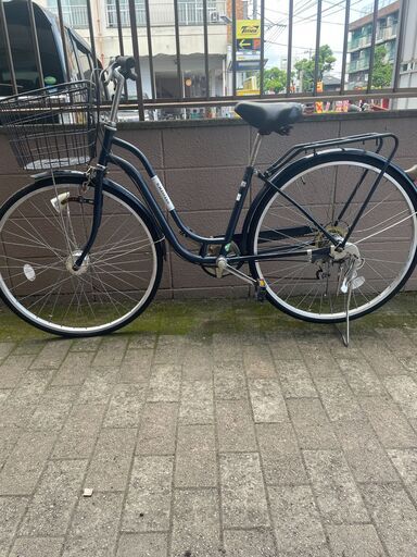 リサイクルショップどりーむ荒田店　No859 エコNo16829X 自転車　シティサイクル　２７インチ　ギア切り替え付き♪　LEDオートライト付き♪