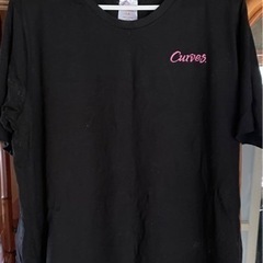 カーブス半袖Tシャツ（ブラック）L