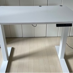 昇降式パソコンデスク　山善