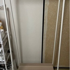 【取りに来ていただける方】棚付きハンガーラック