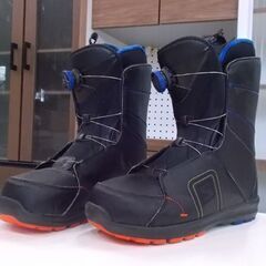 SALOMON BOA 28.5cm スノーボードブーツ MANTIS スノボ ブラック ブルー ボア サロモン マンティス ソフトブーツ 札幌市東区 新道東店の画像