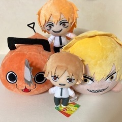 【無料】チェンソーマン　デンジ　ポチタ　ぬいぐるみセット
