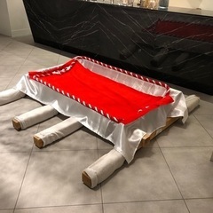 【値下げ】お神輿　二人乗り　特注品の画像