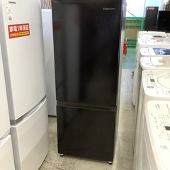 安心の1年保証付き！！ Hisense　2ドア冷蔵庫　HR-D15FB  2022年製　162L