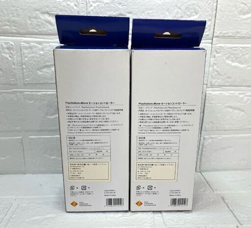 未使用 PlayStation Move PS4 モーションコントローラー CECH-ZCM1J 2個セット プレイステーション ☆ 